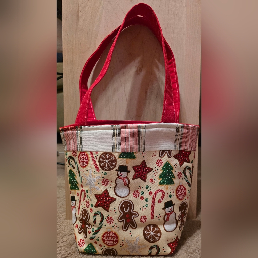 Handmade Holiday Mini Tote HandBag